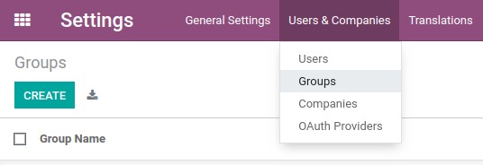 Adding Users & Managing Access Rights In Odoo