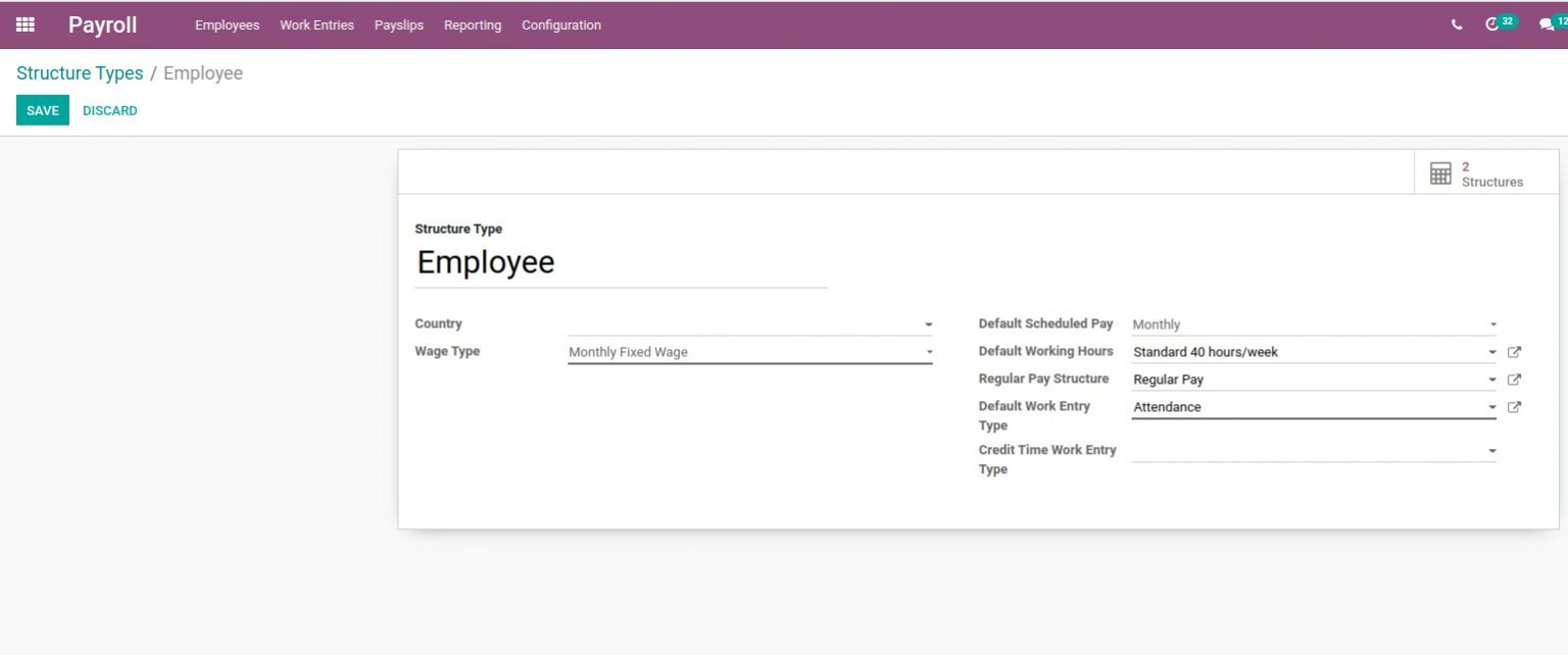 Salary Rules & Salary Structures In Odoo