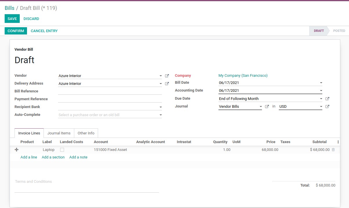 Asset Management In Odoo