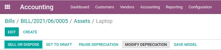 Asset Management In Odoo