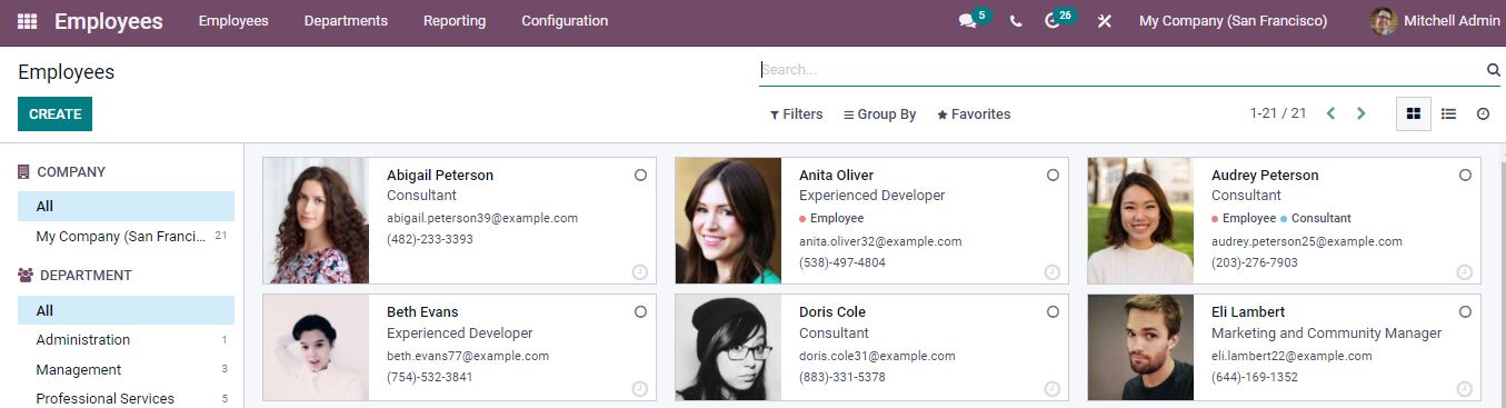 Managing Skills and Resumes in Odoo