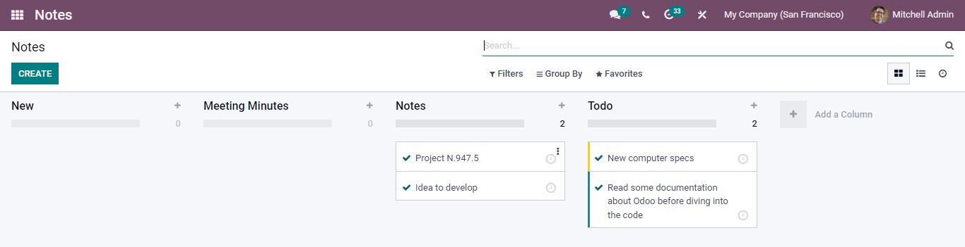 Creating Notes and Scheduling Activities in Odoo 15