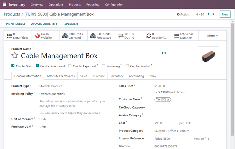 Reordering Rules and Replenishment in odoo16