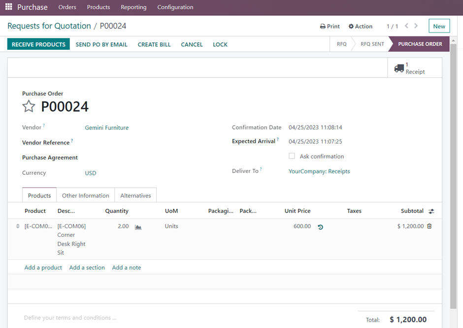 Landed Costs in Odoo16