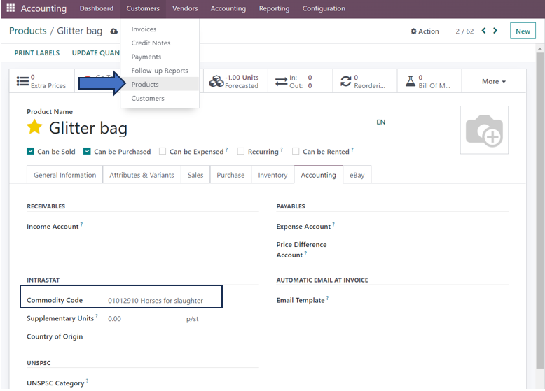 Intrastat in Odoo 16