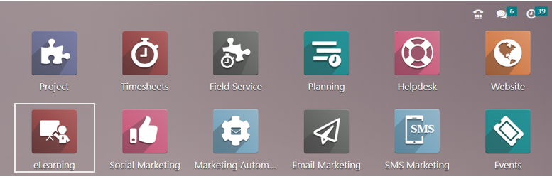 E-Learning Module in Odoo 16