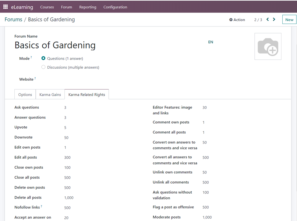 E-Learning Module in Odoo 16