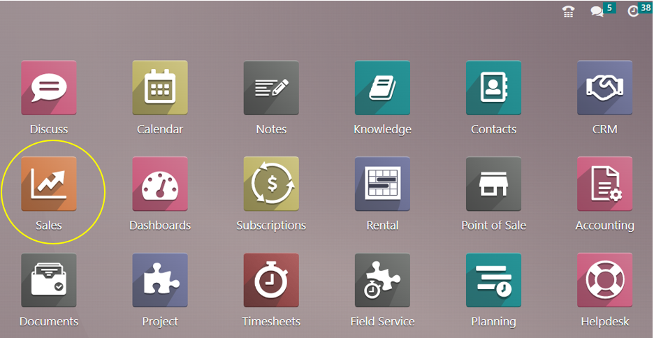 Sales in Odoo 16