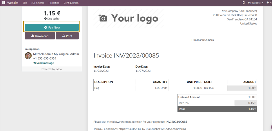 Odoo 16 Accounting Application