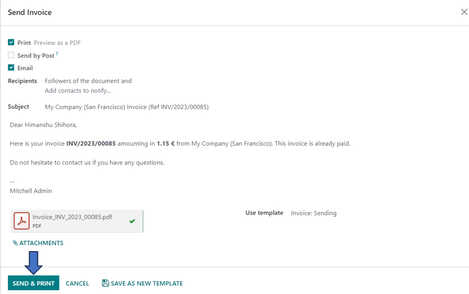 Odoo 16 Accounting Application