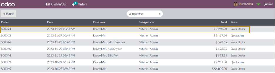 Down payments in Odoo 16