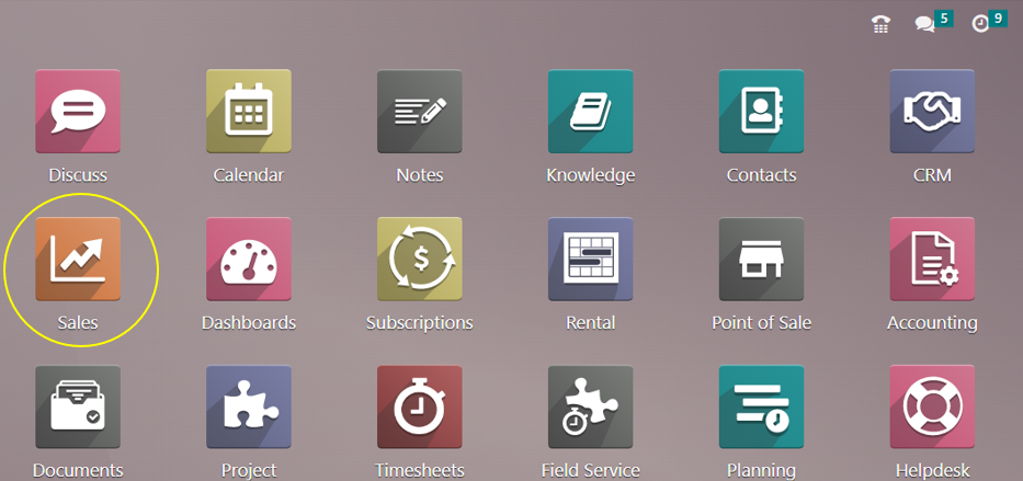 Odoo 16 Sales
