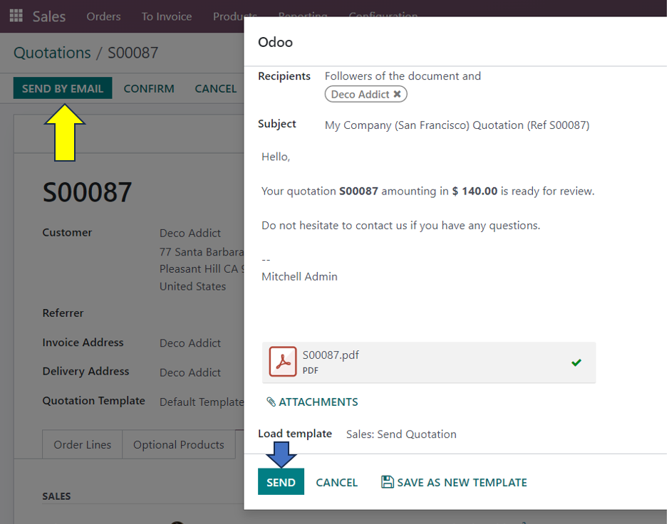 Odoo 16 Sales