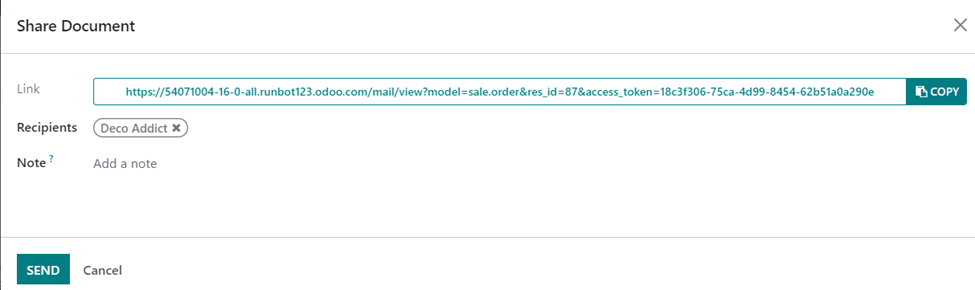 Odoo 16 Sales