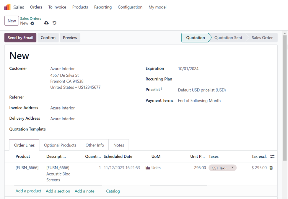 Invoicing Policies in Odoo 17