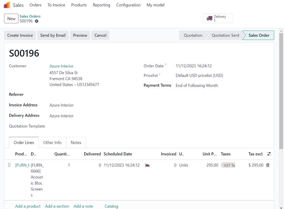 Invoicing Policies in Odoo 17