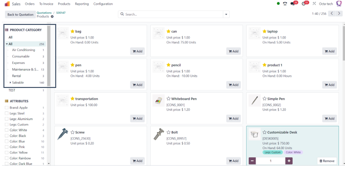 Product Catalog in Odoo 17