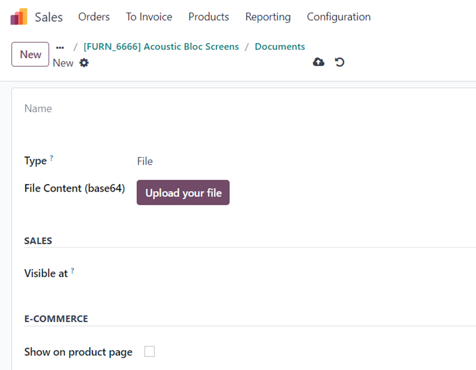 Product Documents in Odoo 17