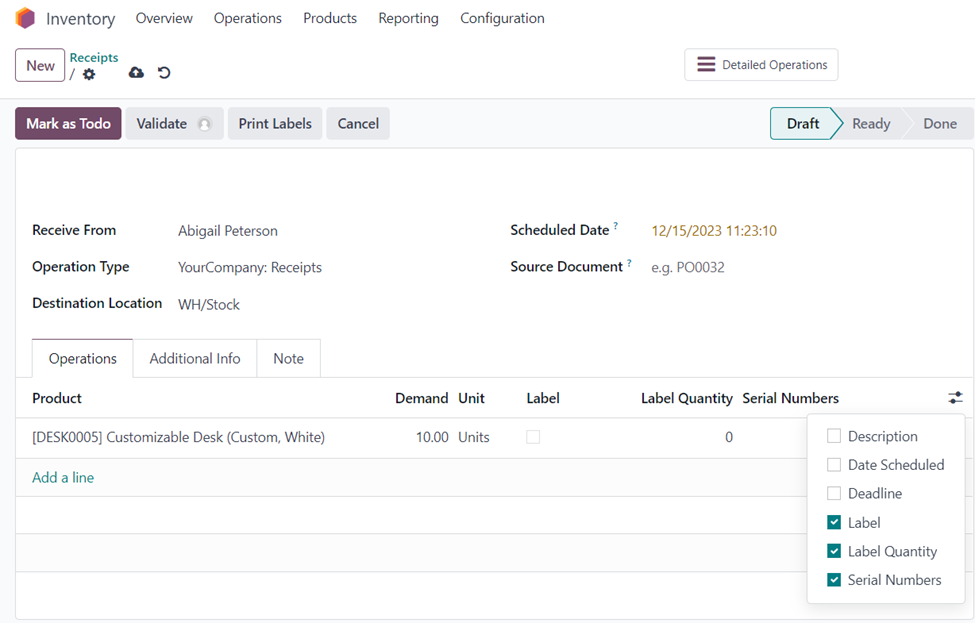 Product Transfer in Odoo 17