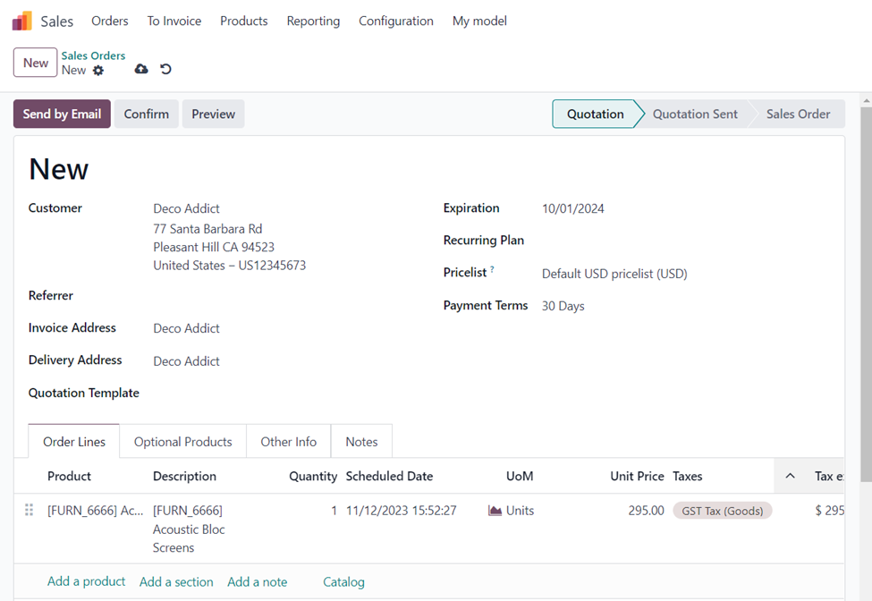 Invoicing Policies in Odoo 17
