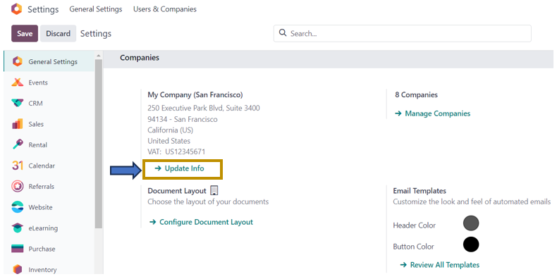 Odoo 17 Accounting Company Setup