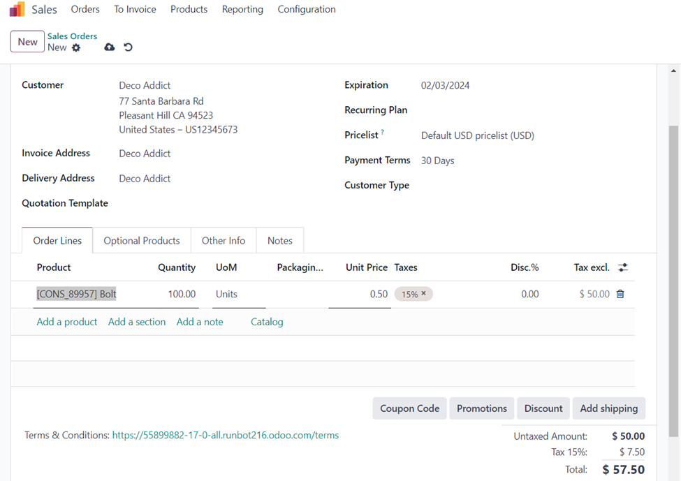 Odoo 17 Margin Tracking