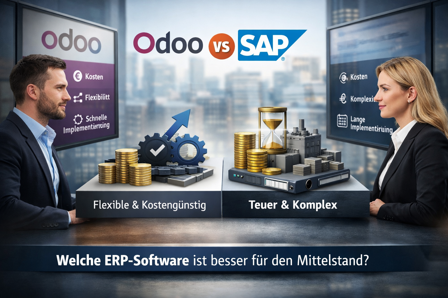 Odoo vs SAP: Welche ERP-Software ist besser für den Mittelstand in Deutschland?