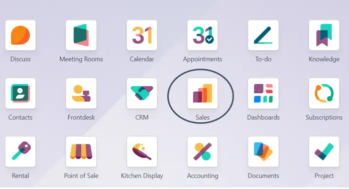 Creating a quotation using the Product Catalog feature in Odoo 17 Sales module