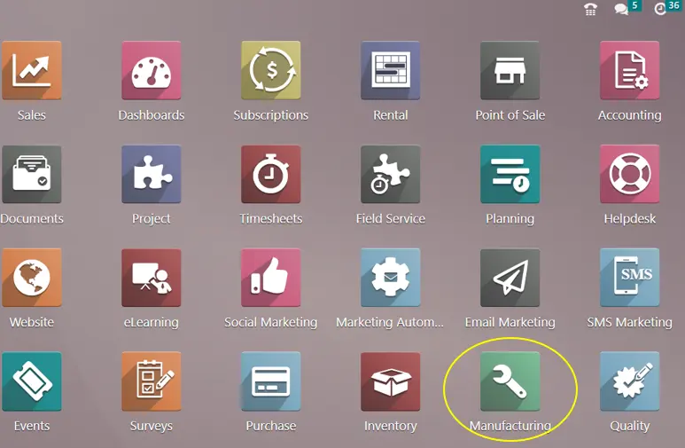 Manufacturing Cost Analysis Dashboard in Odoo 16 Manufacturing Module