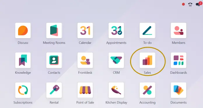 Odoo 17 Consolidate Subscription Billing settings in the Sales module