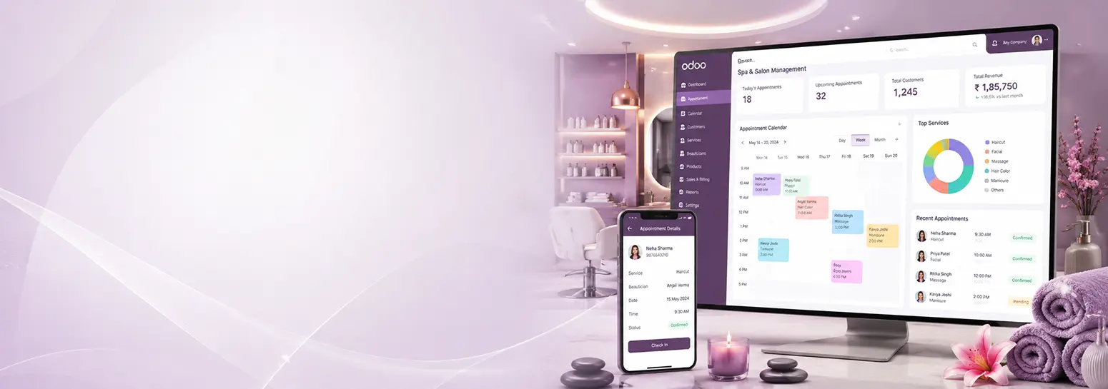 Odoo Spa & Salon Management Software